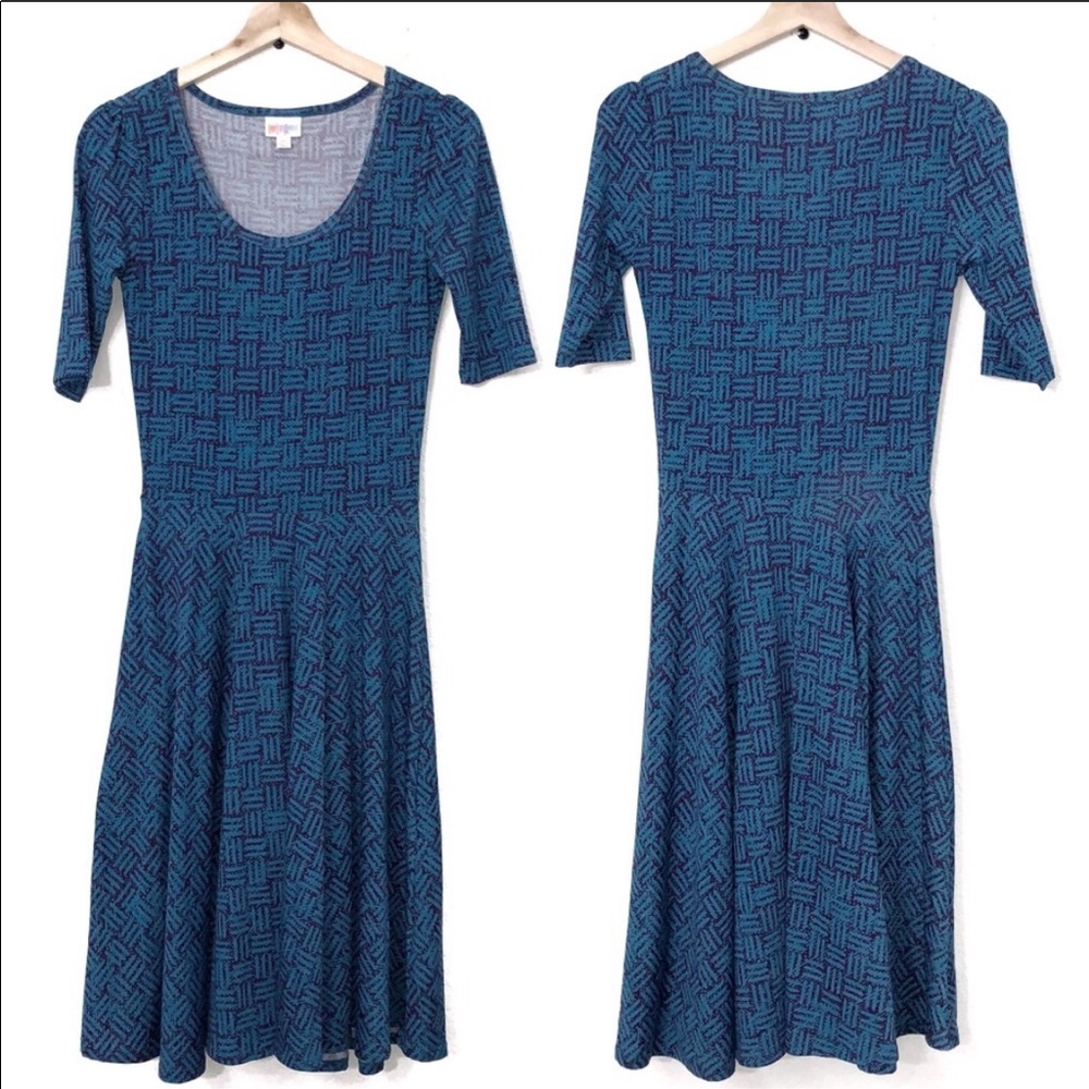 LuLaRoe Geometric Print Nicole Dress
